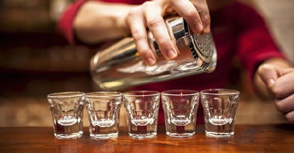 As paradas para o alcol poden estar borracho